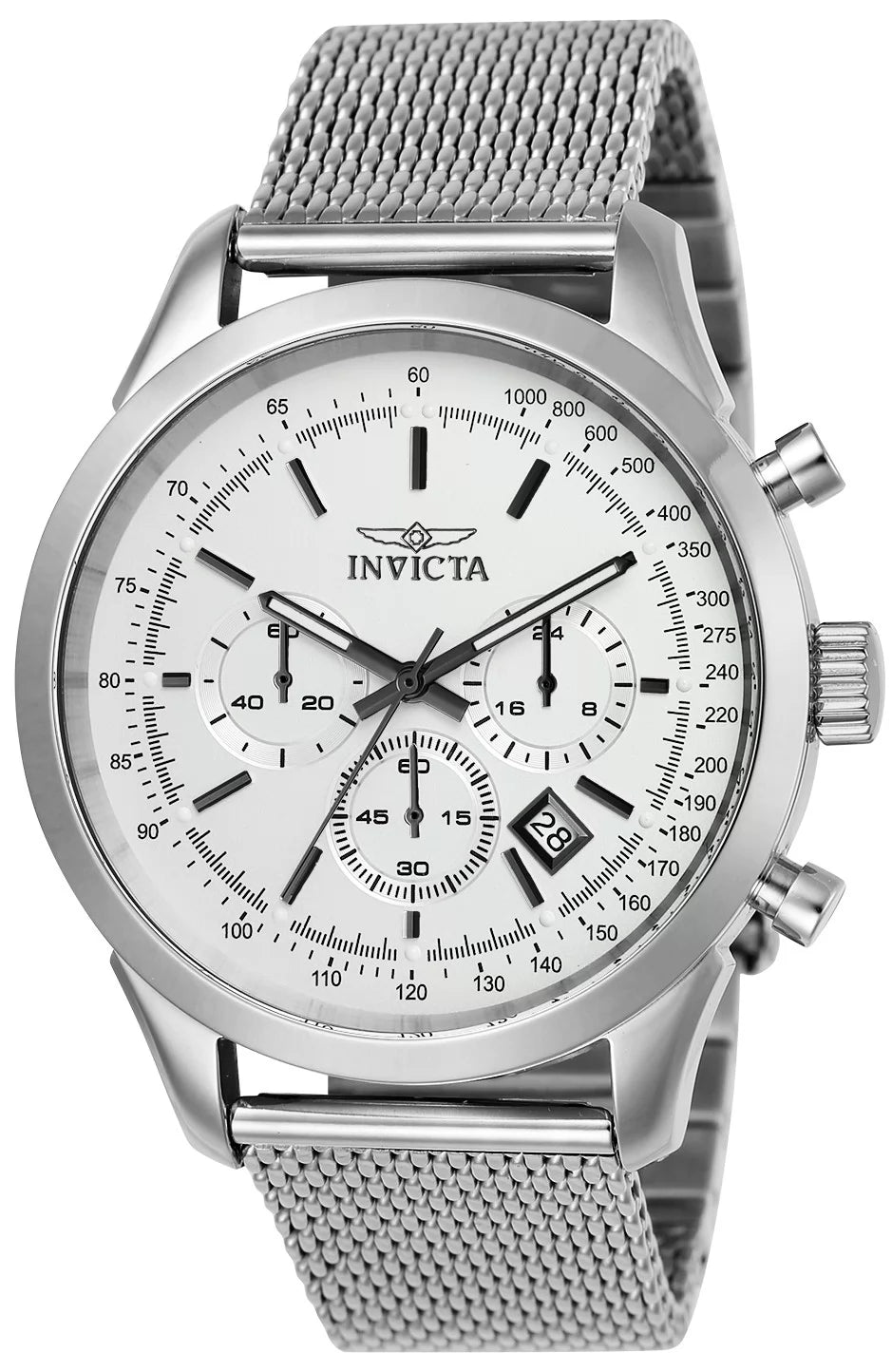 30%OFF!! Invicta Men's Speedway Quartz Chronograph Silver Dial Watch
