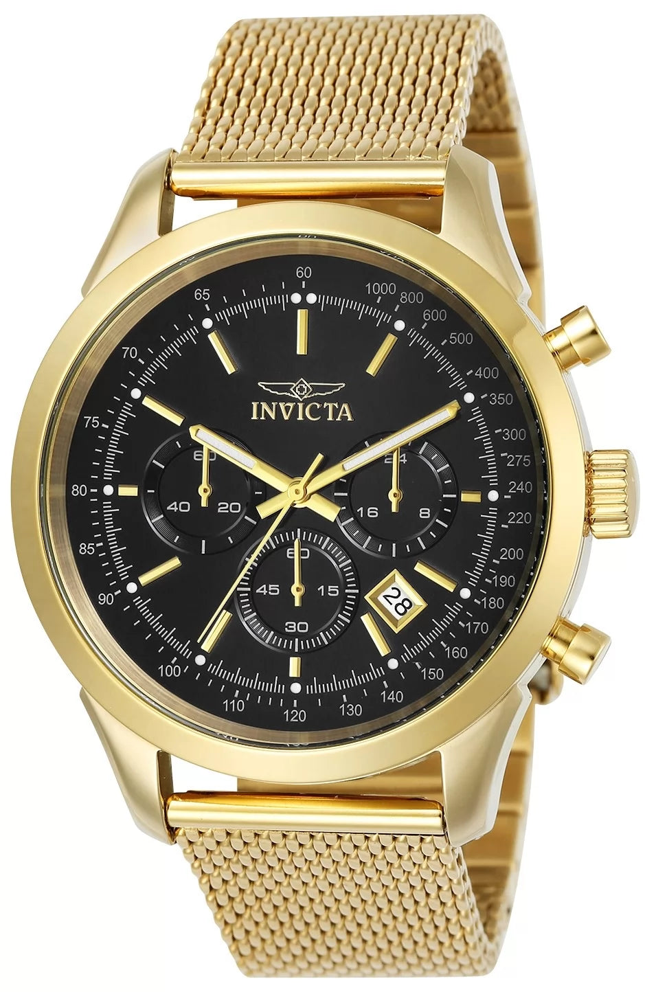 30% OFF!! Invicta Men's Speedway Quartz Chronograph Black Dial Watch PLUS $10 DISCOUNT AT CHECKOUT