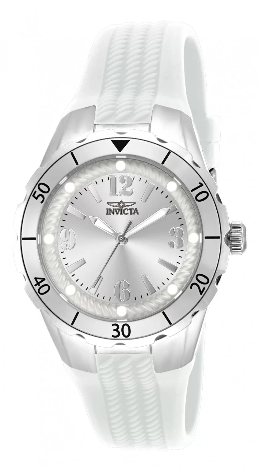 30%OFF!! Invicta Women's Angel Quartz 3 Hand Silver Dial Watch