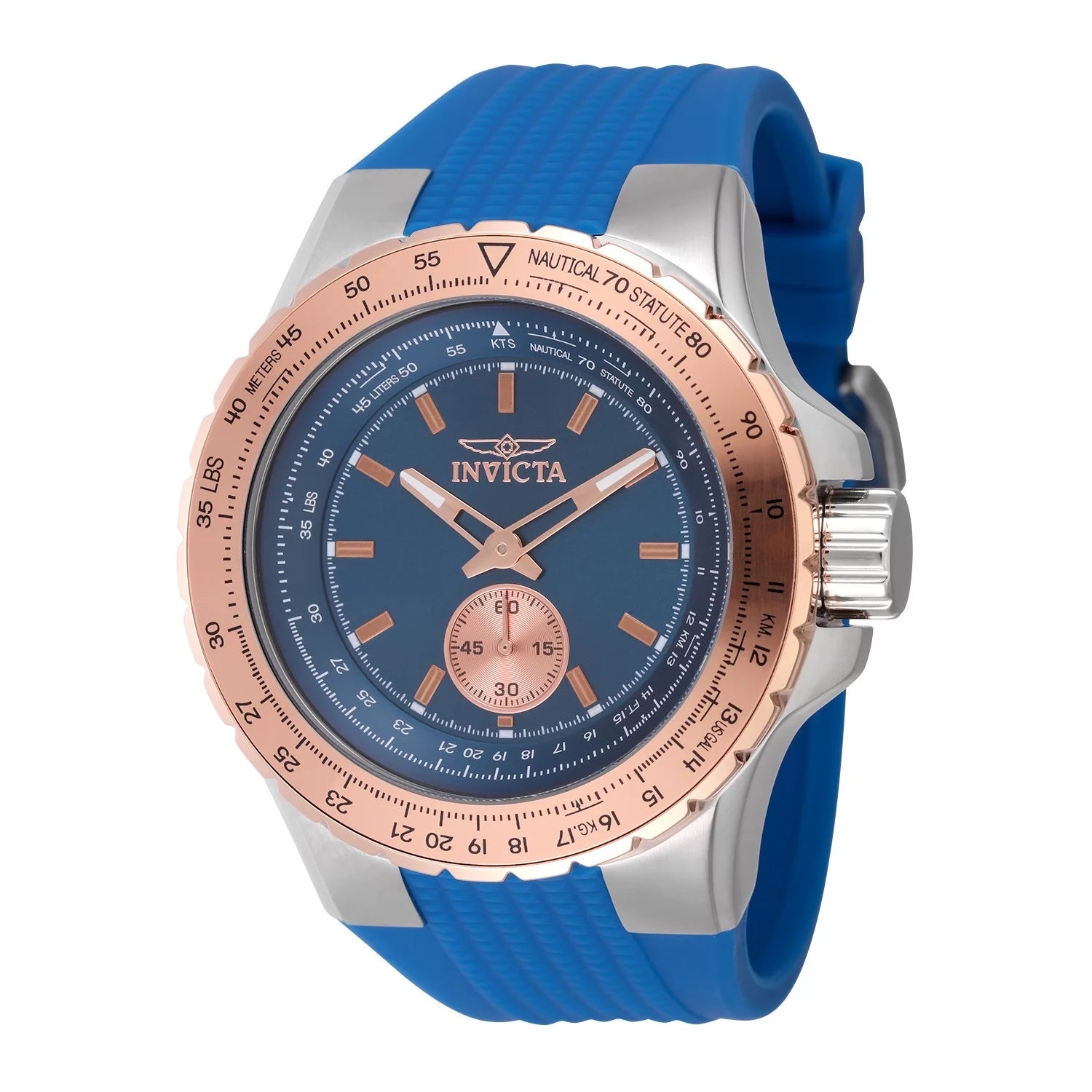 30%OFF!! Invicta Men's  Aviator Quartz Multifunction Blue Dial Watch