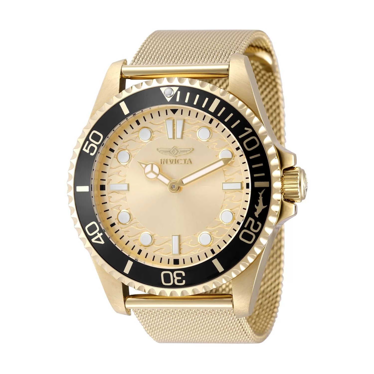 Invicta Men's  Pro Diver Quartz  Brass Dial Watch