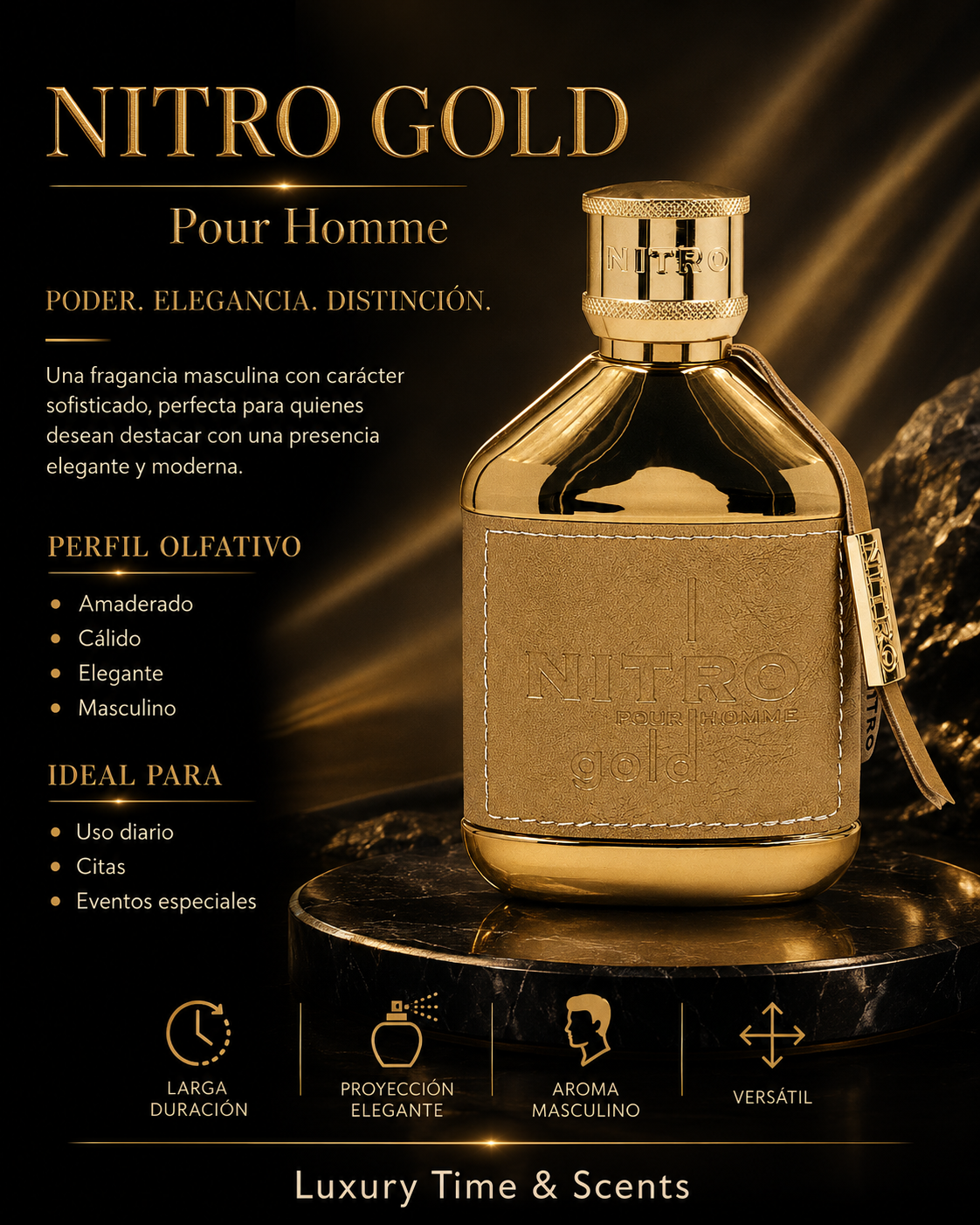 Nitro Gold Pour Homme – Dumont 3.4 oz