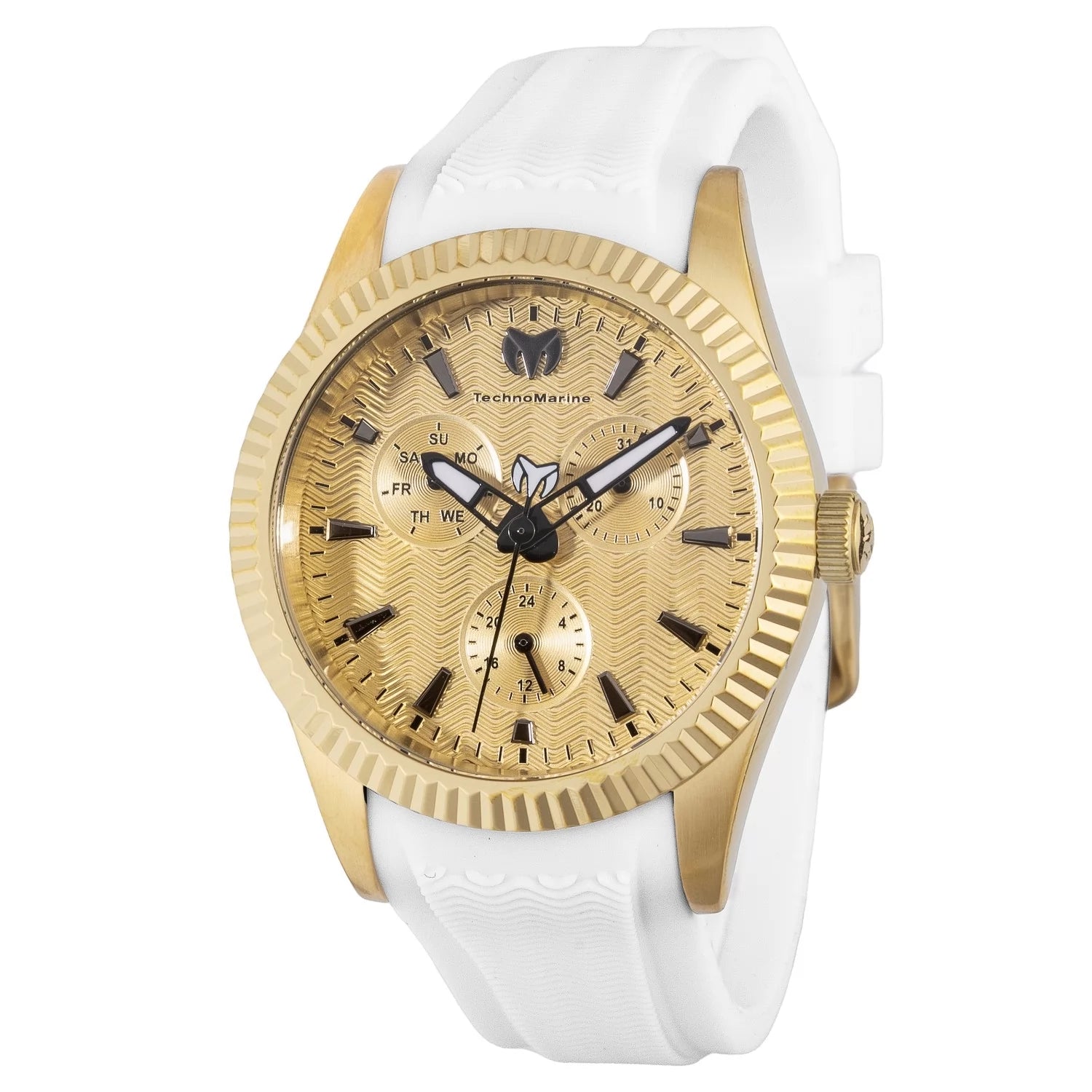 30%OFF!!Technomarine Women's Sea Quartz Chronograph Gold Dial Watch