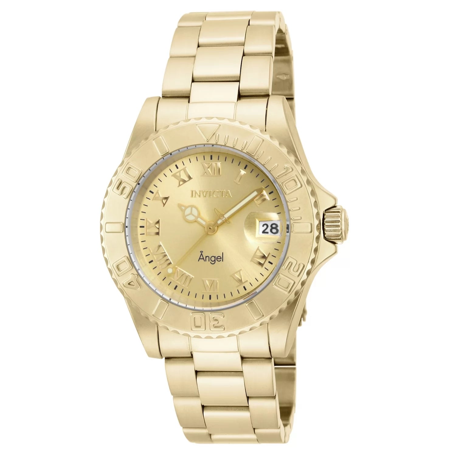 30% OFF!! Invicta Women's Angel Quartz 3 Hand Champagne Dial Watch