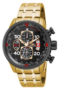 30%OFF!! Invicta Men's  Aviator Quartz Chronograph Black Dial Watch