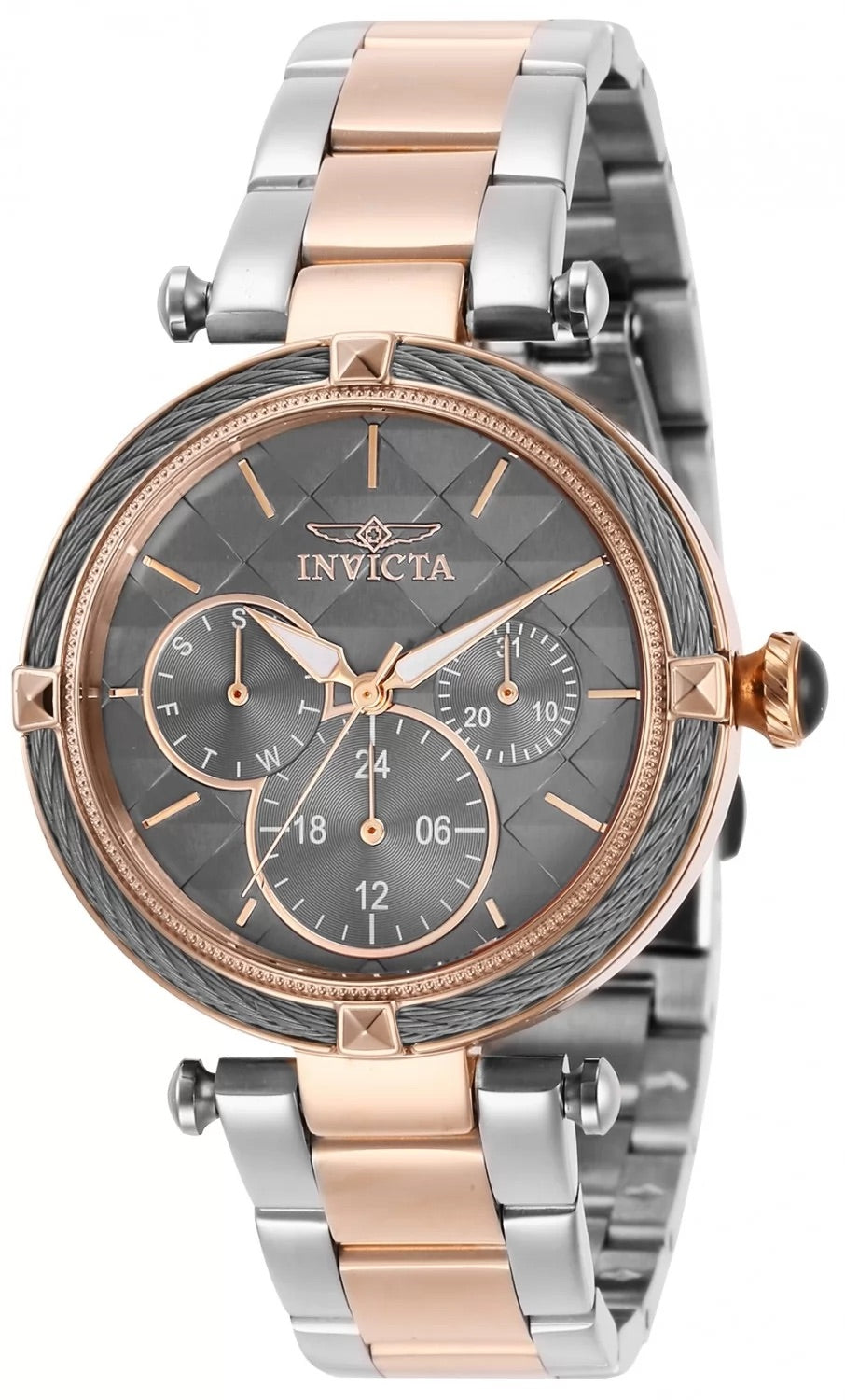 30%OFF!! Invicta Women's Bolt Quartz 3 Hand Gunmetal Dial Watch