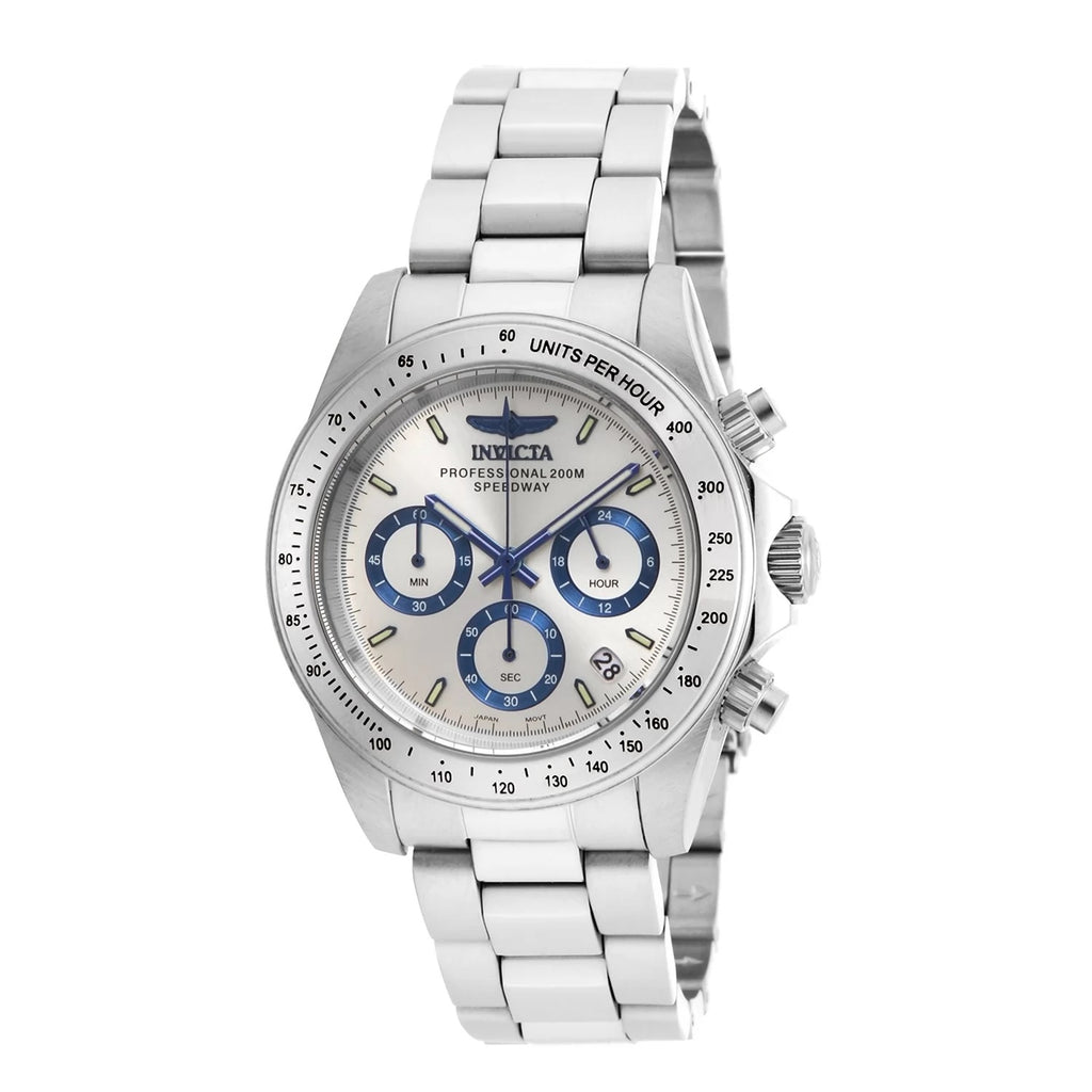 30%OFF!! Invicta Men's Speedway Quartz Chronograph Silver Dial Watch