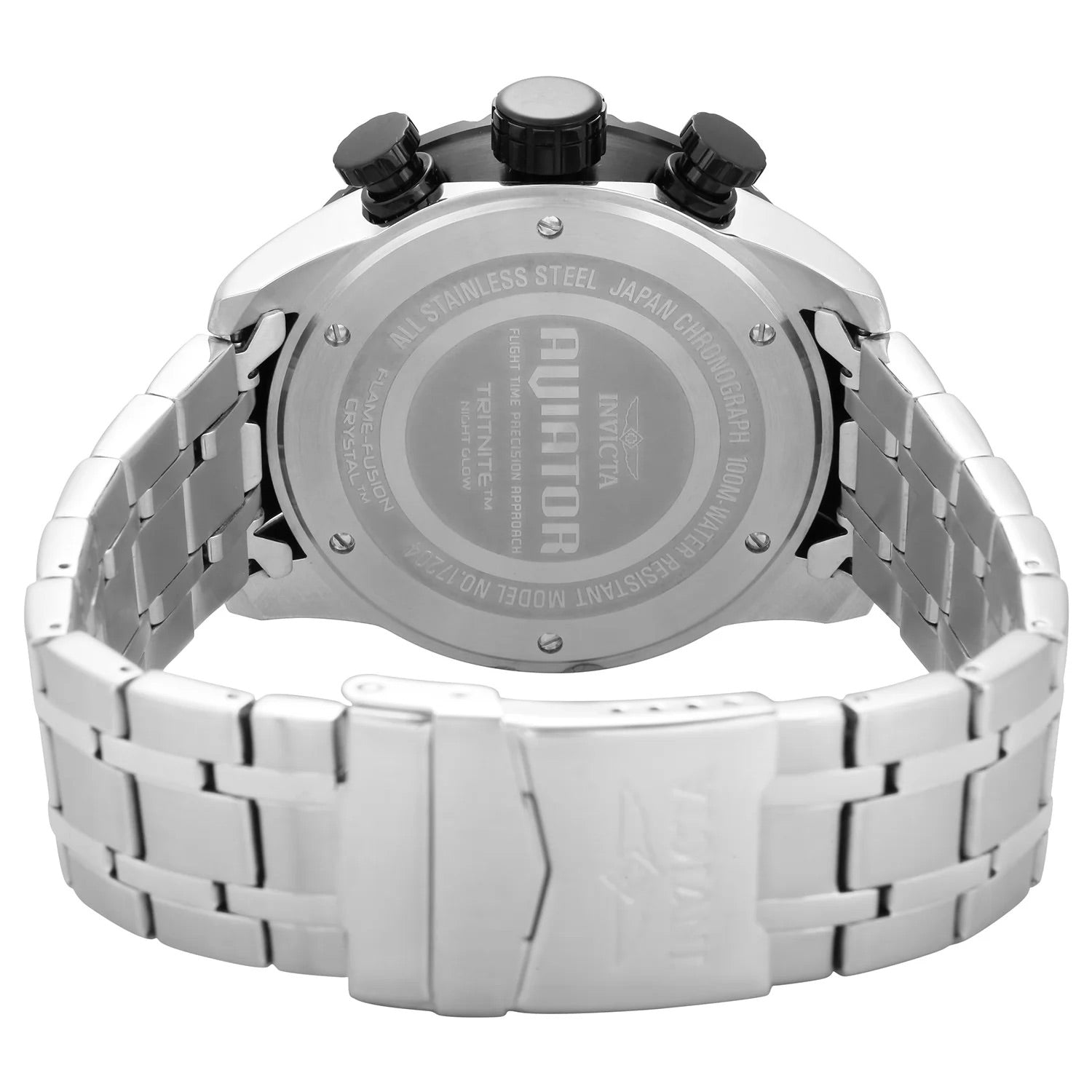 30%OFF!! Invicta Women's  Aviator Quartz Chronograph Gunmetal Dial Watch PLUS $10 AT CHECKOUT
