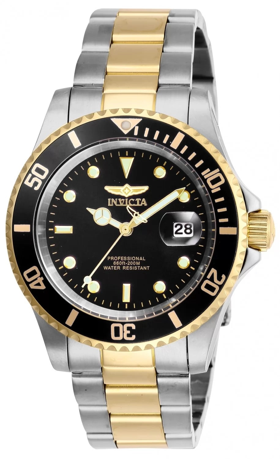 30%OFF!! Invicta Men's  Pro Diver Quartz 3 Hand Black Dial Watch