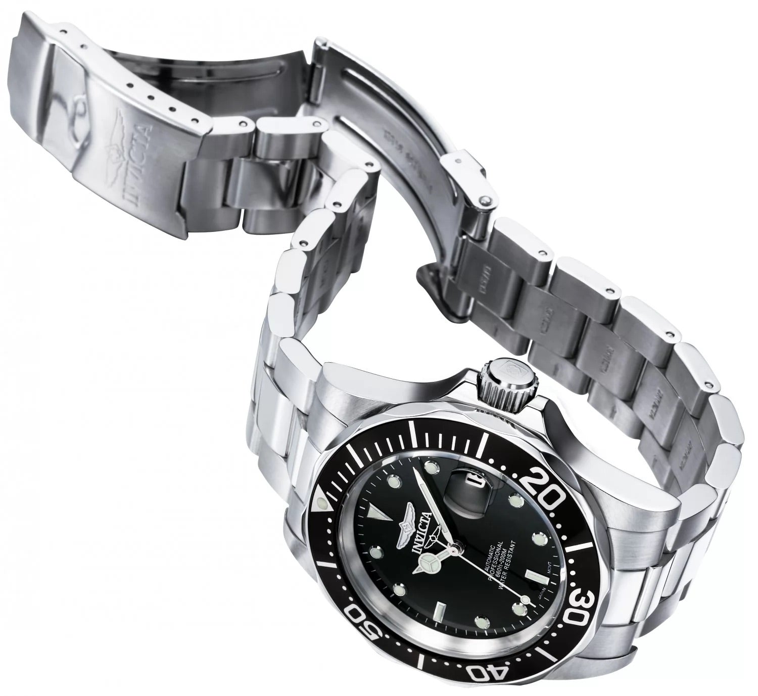 30%OFF!! Invicta Men's  Pro Diver Automatic 3 Hand Black Dial Watch