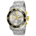 30%OFF!! Invicta Men's  Pro Diver Quartz Chronograph Silver Dial Watch