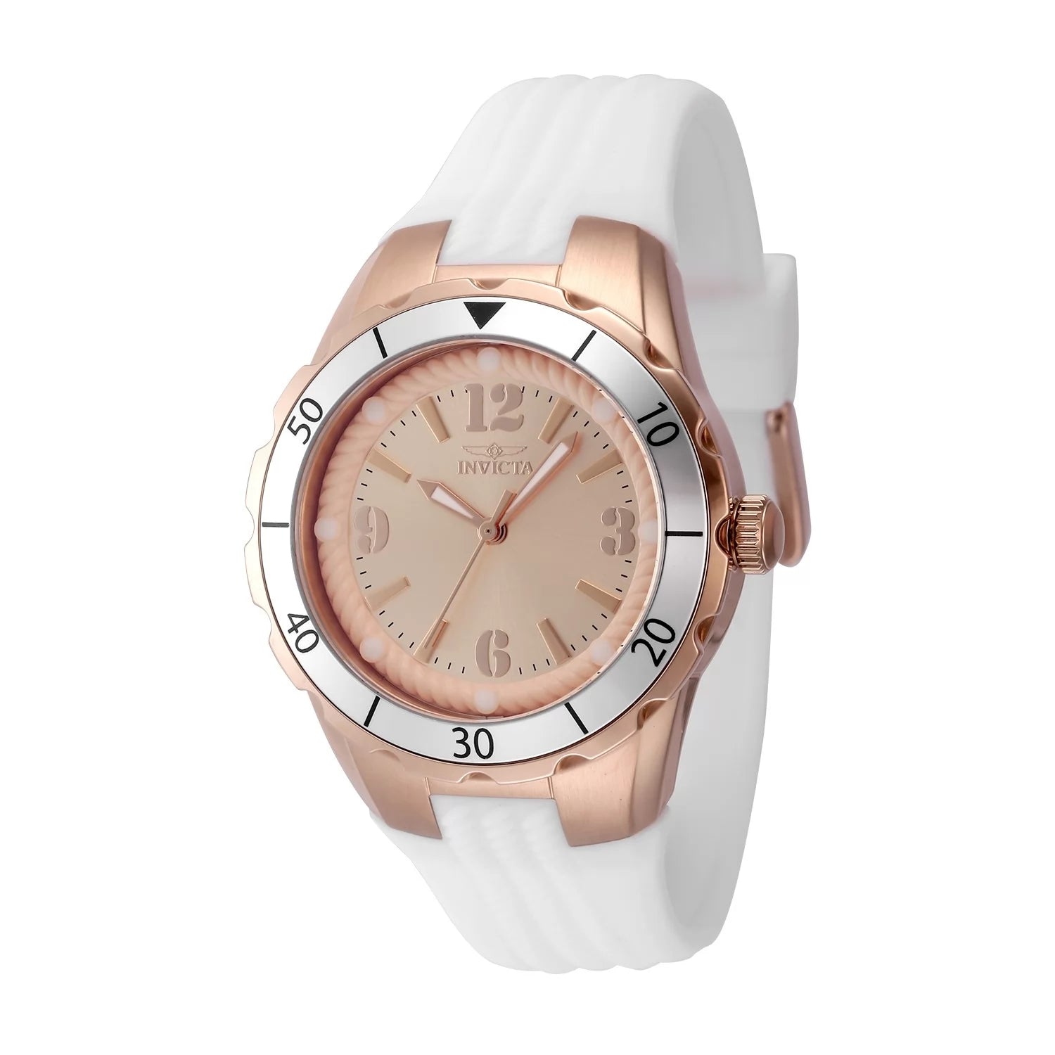 30%OFF!Invicta Women's Angel Quartz PC21 Rose Gold Dial Watch