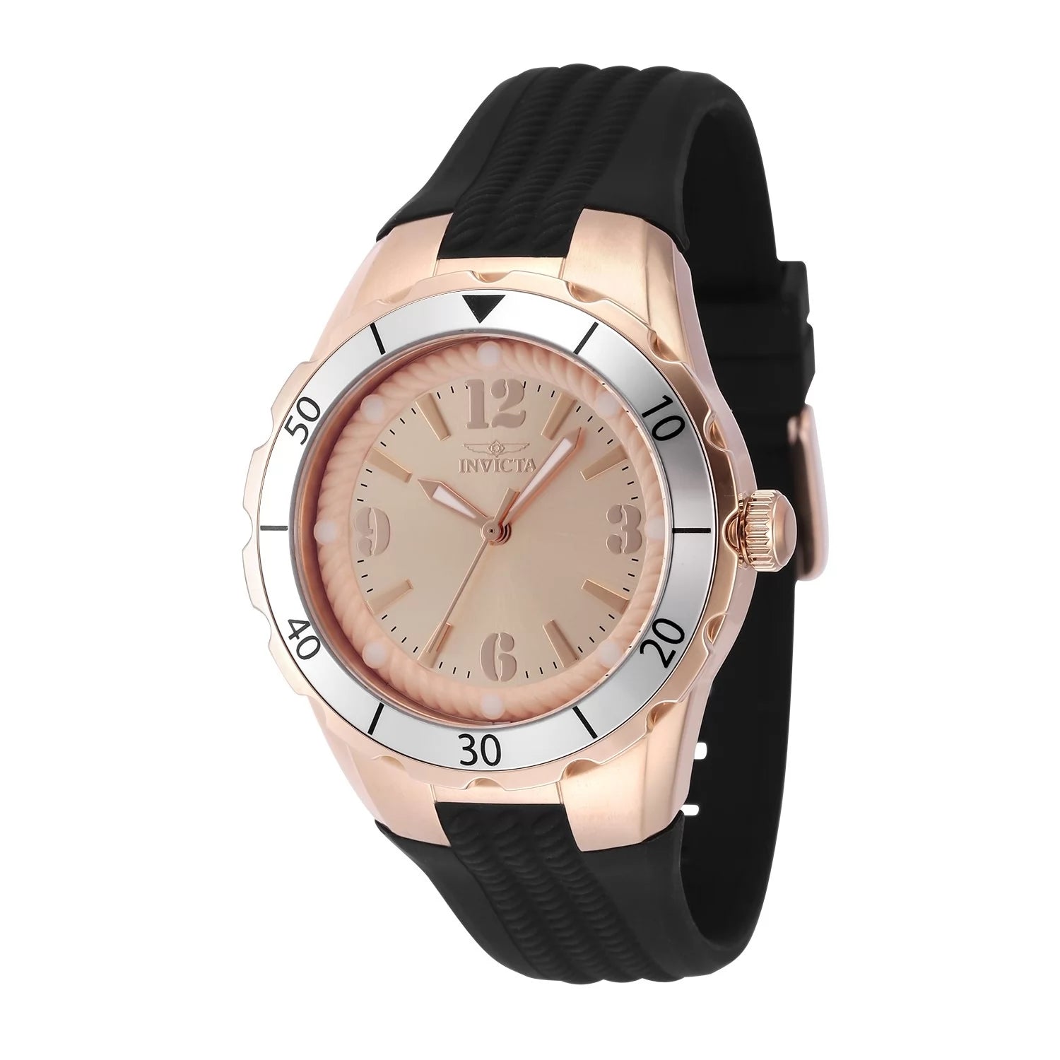 30% OFF!! Invicta Women's Angel Quartz PC21 Rose Gold Dial Watch