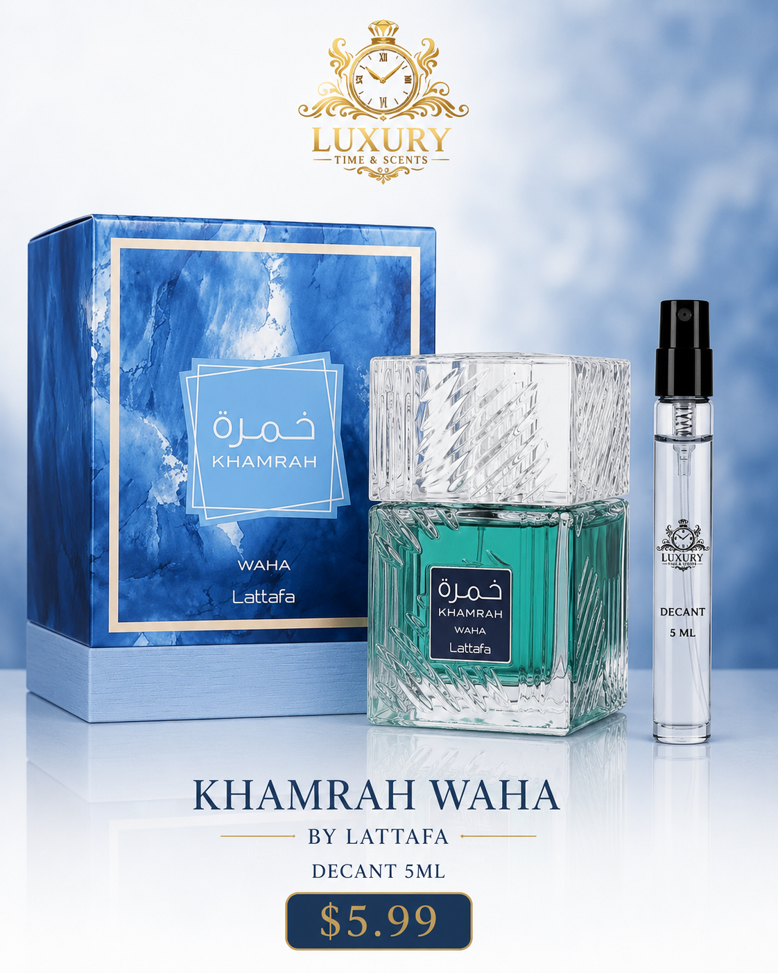 Khamrah Waha by Lattafa – Decant