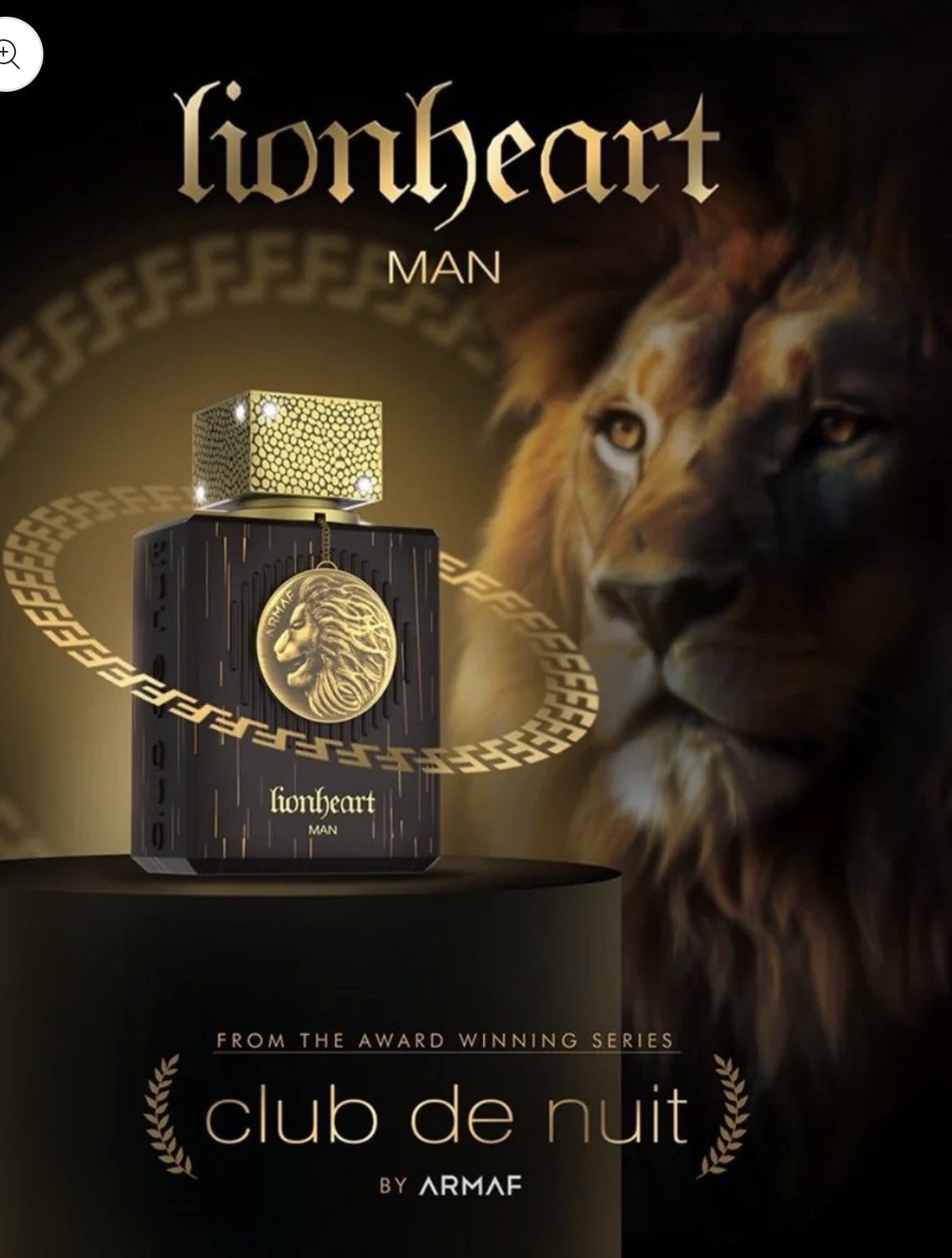 LIONHEART MEN EDP 100ml (3.4oz) by ARMAF