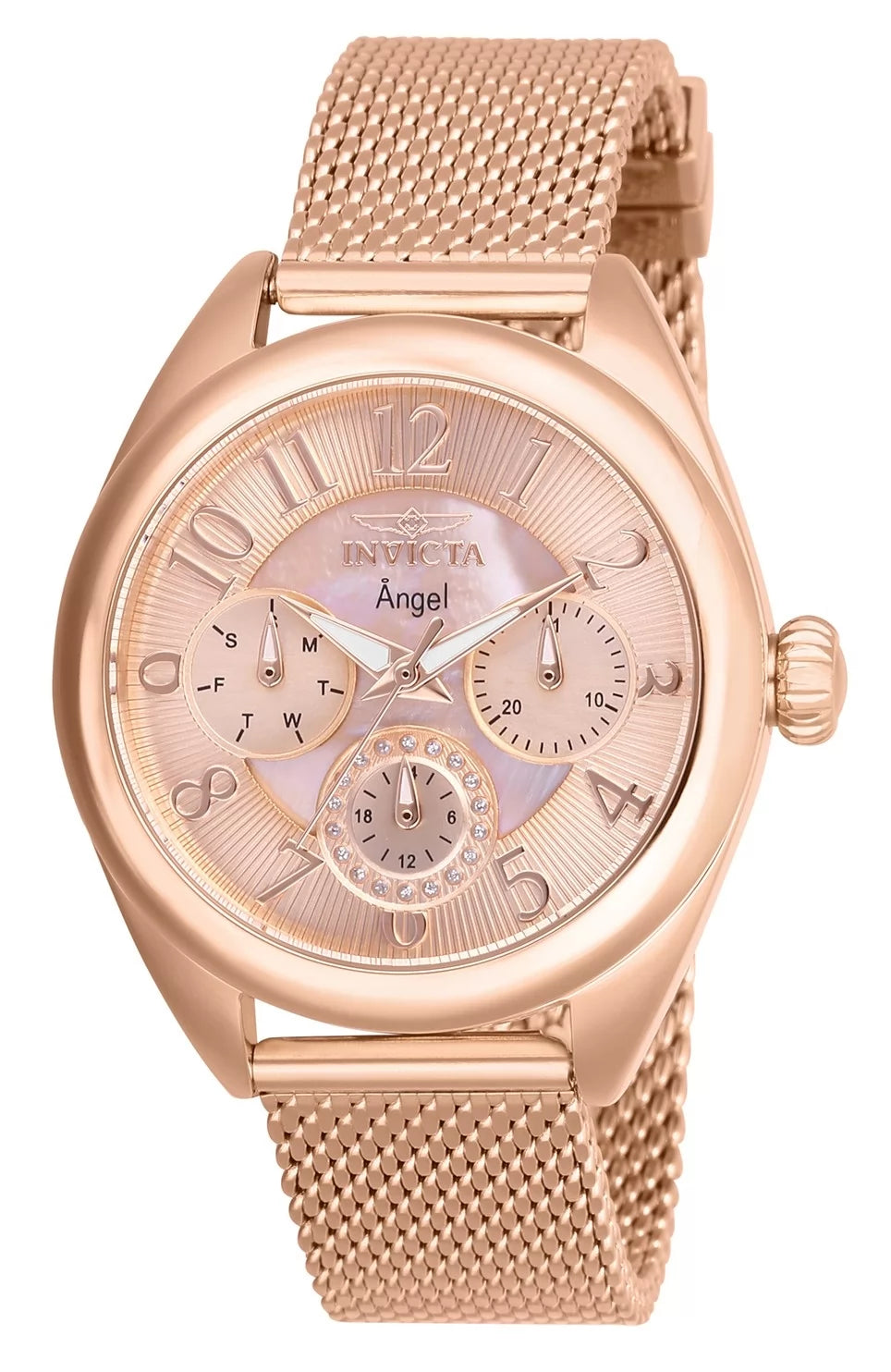 30% OFF!! Invicta Women's Angel Quartz Chronograph Rose Gold Dial Watch