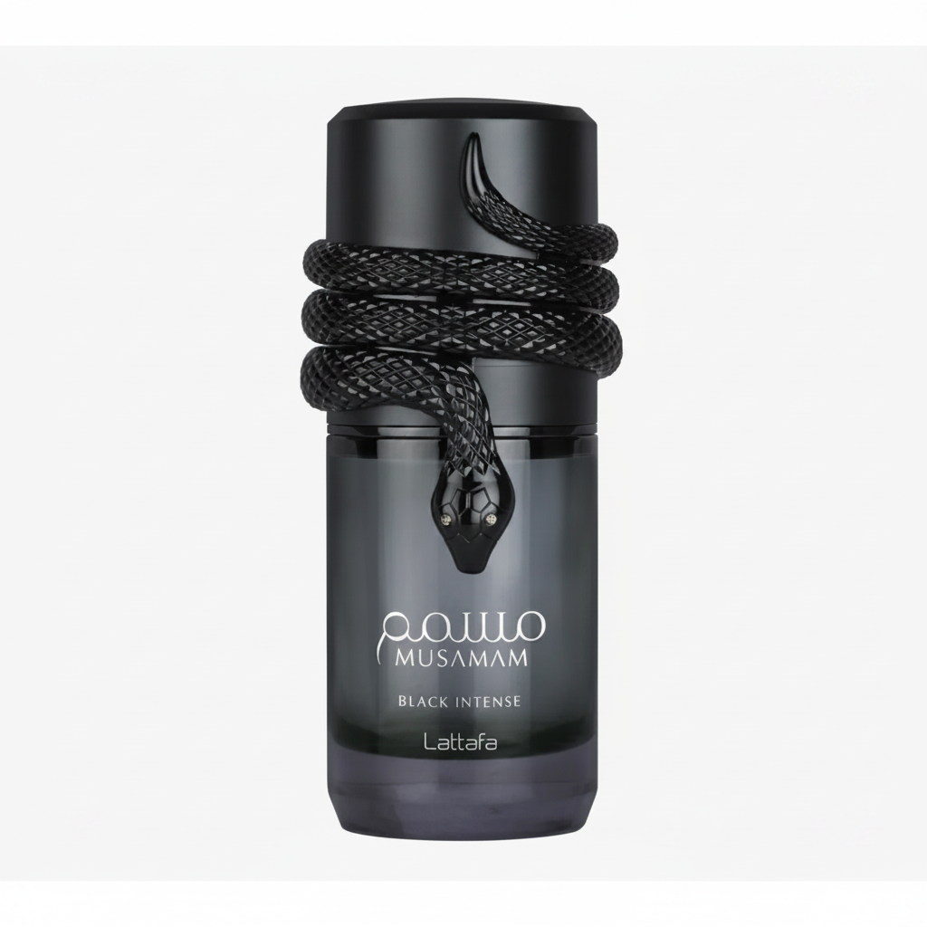 Musamam Black Intense - Fondo Blanco