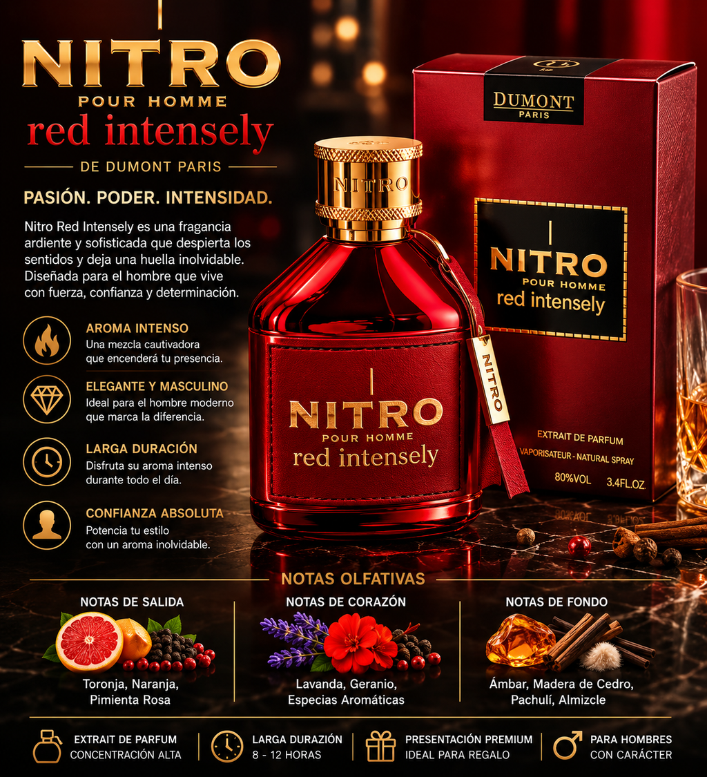 Nitro Red Intensely de Dumont 3.4oz