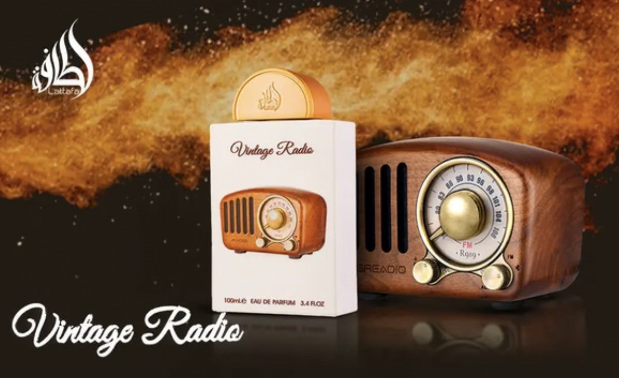VINTAGE RADIO EDP UNISEX 100ml (3.4oz) by LATTAFA